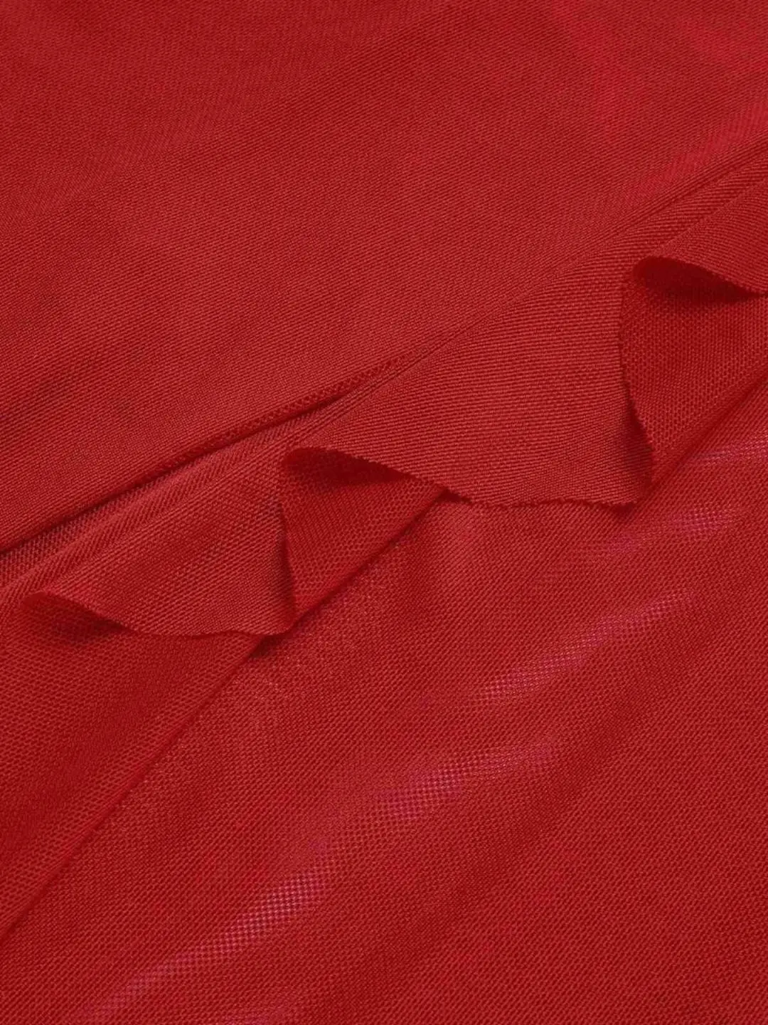 161 Red Sheer Nightwear Dress