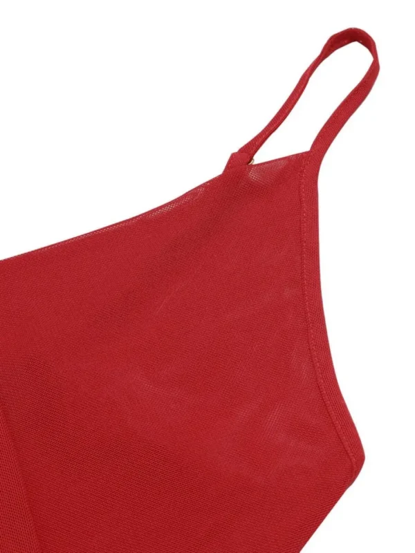 Red Sheer Nightwear Dress