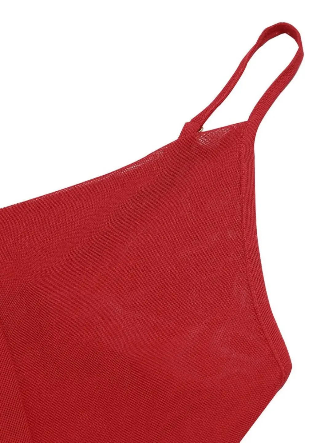 162 Red Sheer Nightwear Dress