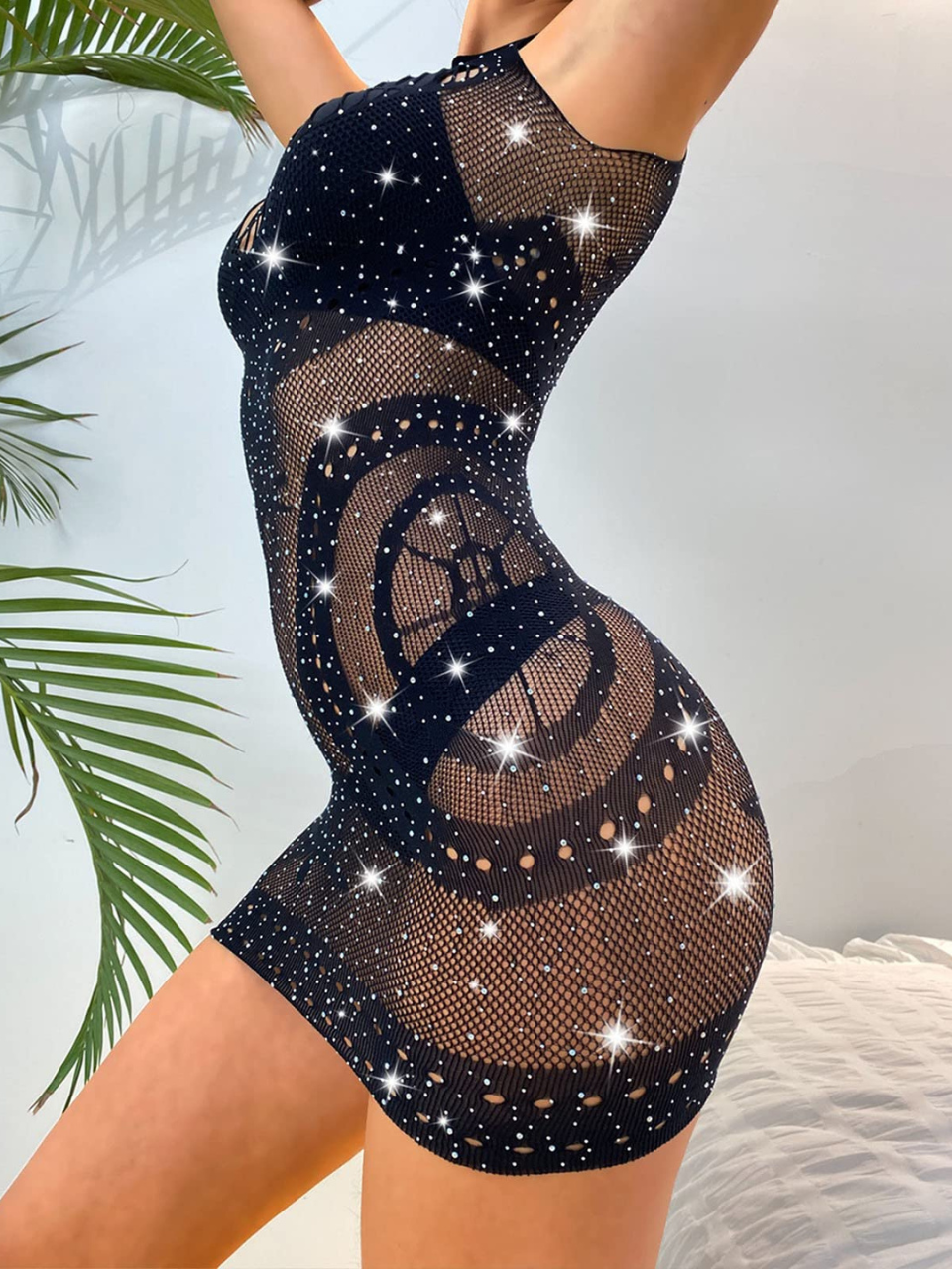 4 Lingerie Fishnet Baby Doll 103