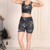 Women’s Tie Dye Ribbed Gym Wear Set