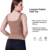 2nd (4) SIZI Padded Camisole – Built-In Bra & Seamless Comfort