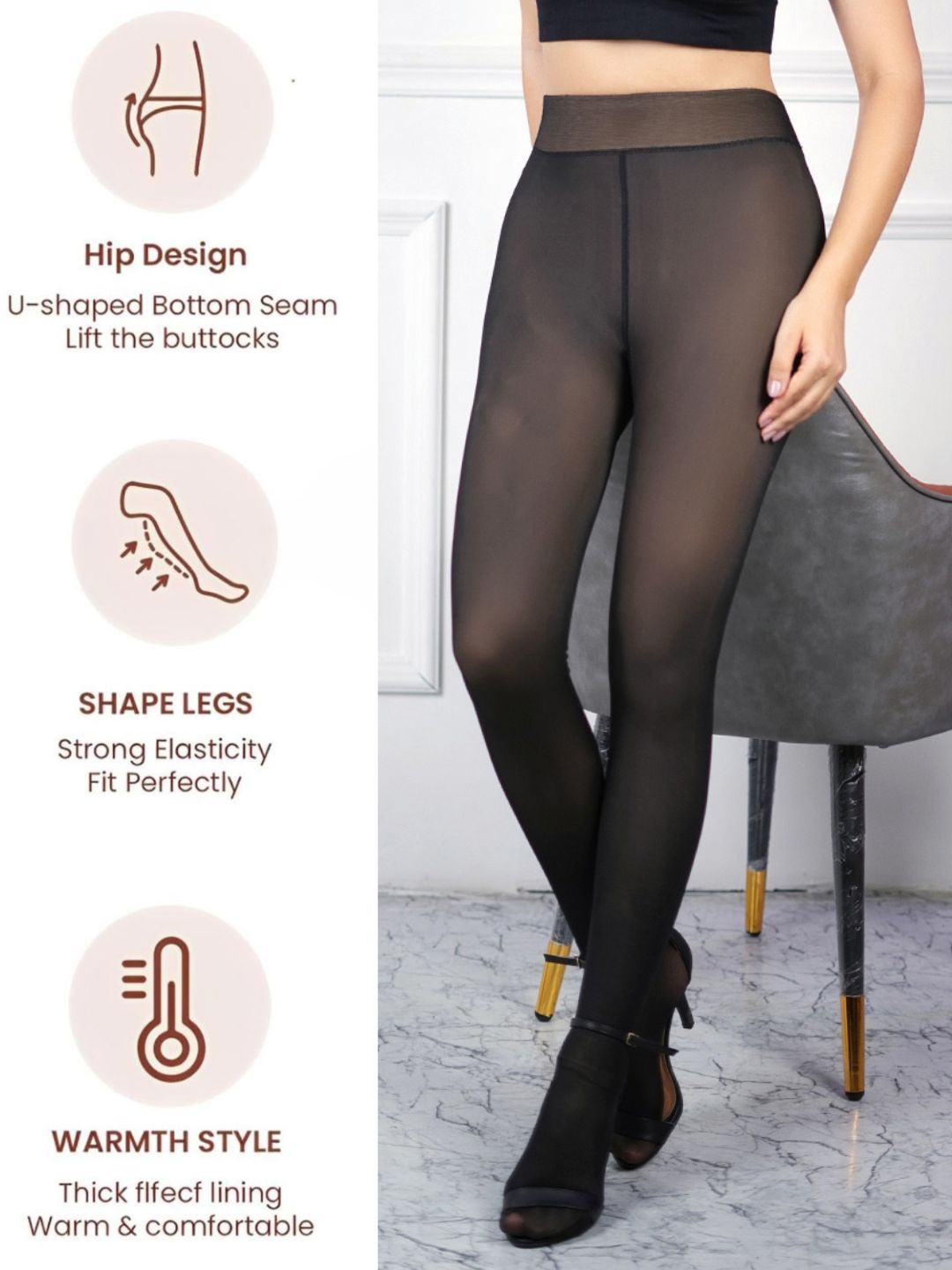 Winter Thermal Skinny Tights
