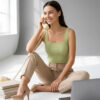 Ribbed Padded Camisole