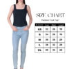 Size Chart Black Seamless Padded Camisole