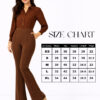 Size Chart Brown Women’s Bootcut Trousers